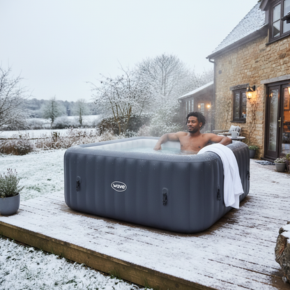 Pacific | 4/6-Person Inflatable Hot Tub | Integrated Heater | UKCA