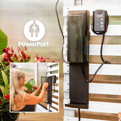 9x6 White Bellerose Greenhouse