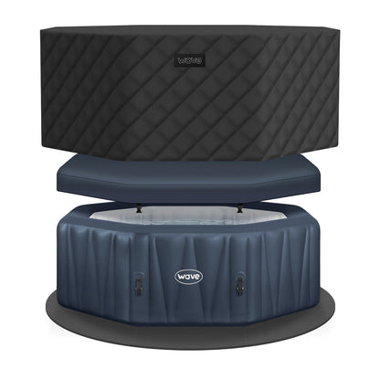 Aegean | 6-Person Inflatable Hot Tub | Integrated Heater | UKCA