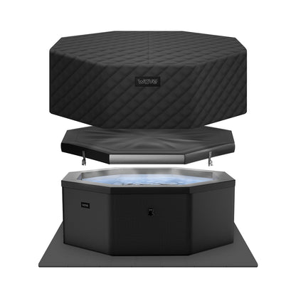 Como | 6-Person Eco Foam Hot Tub | Built-In Integrated Heater | UKCA
