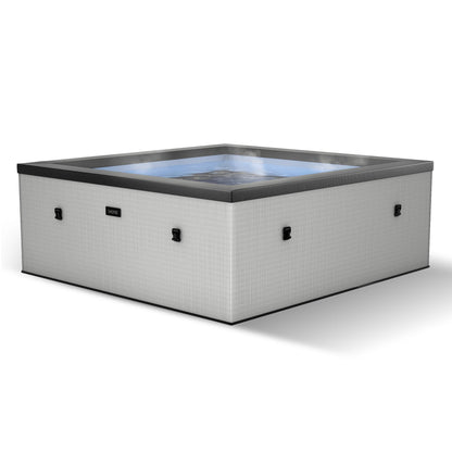 Garda | 4/6-Person Eco Foam Hot Tub | Built-In Integrated Heater | UKCA