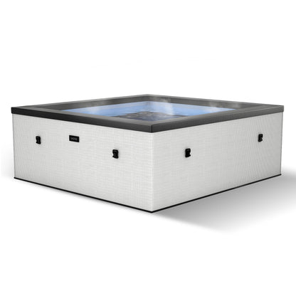 Garda | 4/6-Person Eco Foam Hot Tub | Built-In Integrated Heater | UKCA
