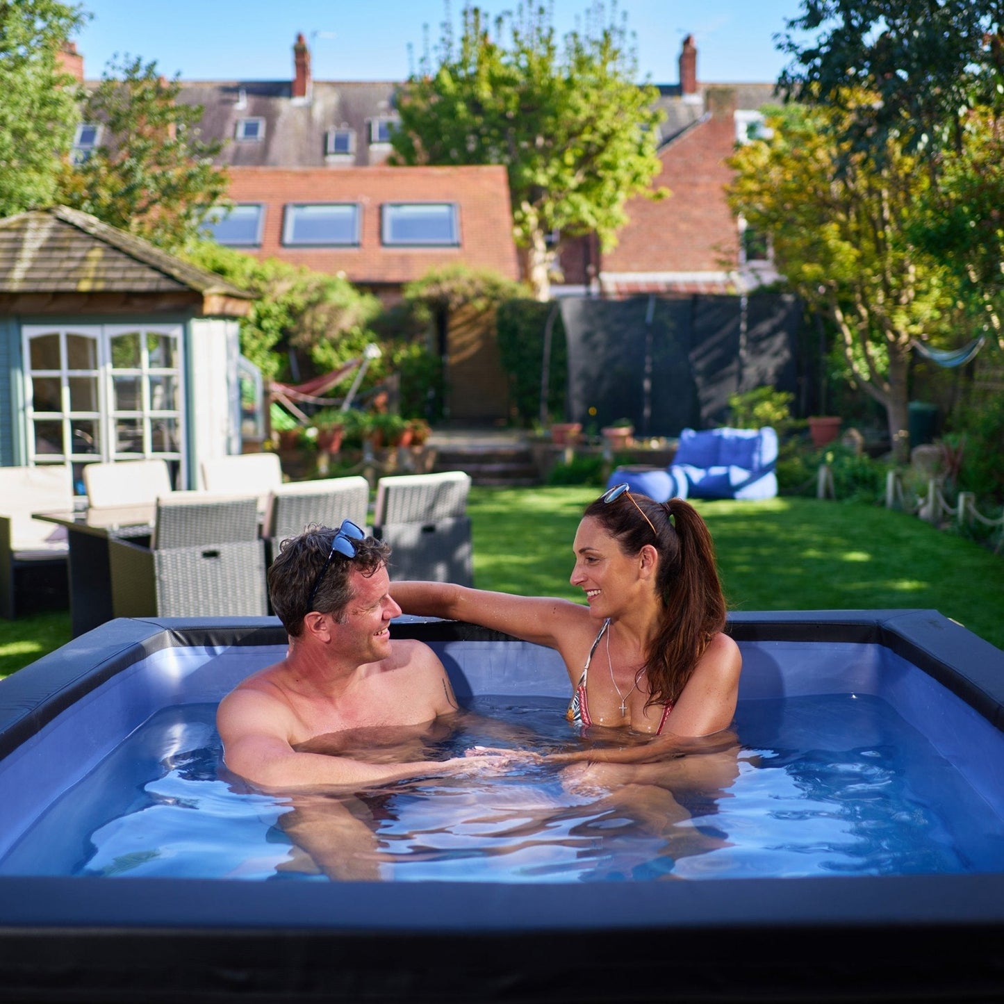 Garda | 4/6-Person Eco Foam Hot Tub | Built-In Integrated Heater | UKCA