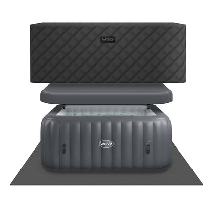 Pacific | 4/6-Person Inflatable Hot Tub | Integrated Heater | UKCA