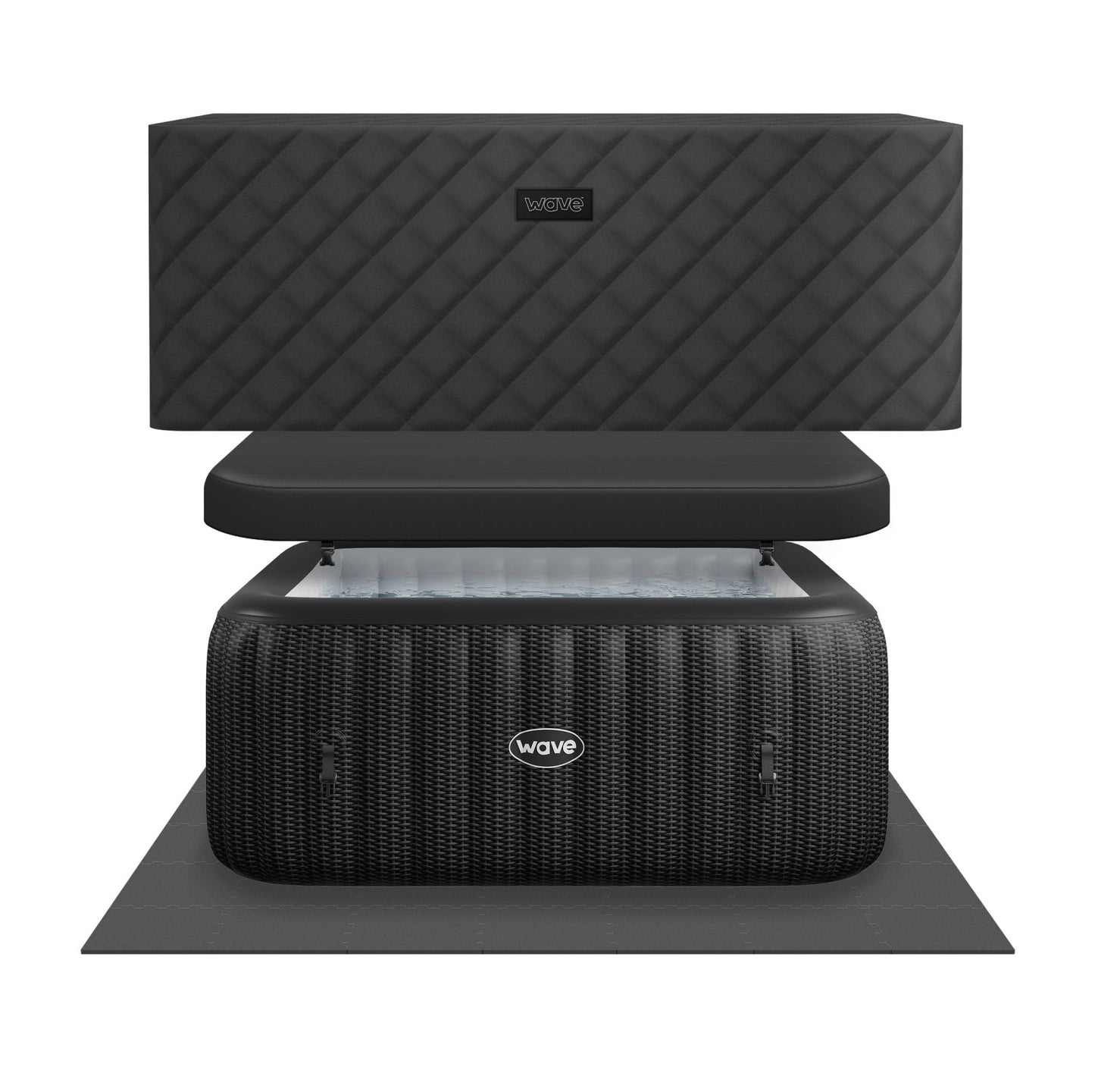 Pacific | 4/6-Person Inflatable Hot Tub | Integrated Heater | UKCA